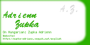 adrienn zupka business card